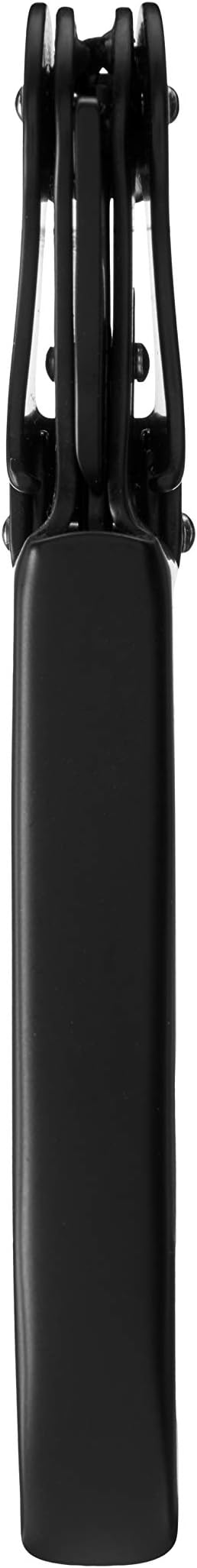 True Truetap Double Hinged Waiter's Corkscrew Wine Opener, Stainless Steel Wine Bottle Opener with Built In Foil Cutter, Home Bar Tools, Bar Cart Accessories, Wedding Gifts, Set of 1, Black Red