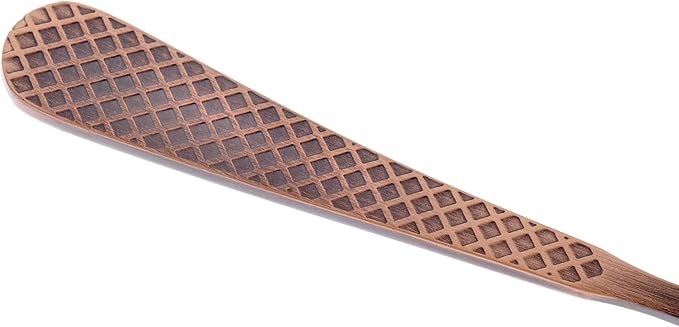 Barfly 13.2-inch Diamond Lattice Etch Bar Spoon, Antique Copper