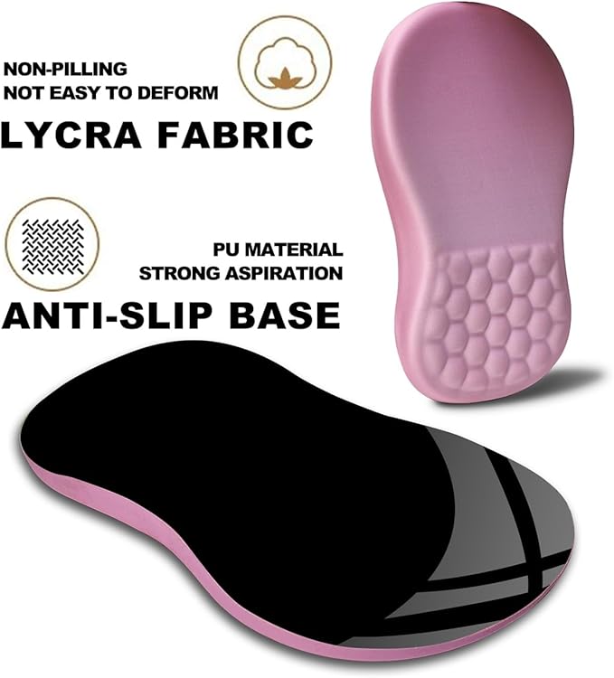 Mouse Pad Wrist Support, Ergonomic Mouse Pad with Massage Dot, Comfortable Computer Mouse Pad for Laptop, Wrist Rest Pain Relief Mousepad with Non-Slip PU Base for Office & Home, 12 x 8 in