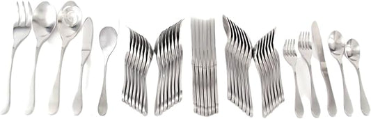 Knork Original Flatware Set, Silver Matte
