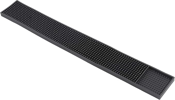 KINJOEK 5PCS 24x3 in Bar Mat, Non Slip Bar Service Spill Mat Drying Mats for Countertop Cocktail Bartender Coffee Beverages