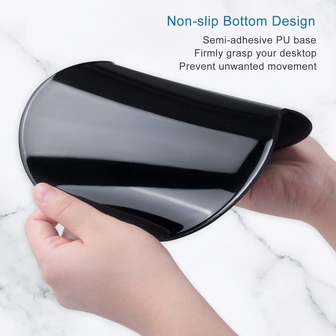 ITNRSIIET Mouse Pad, Mouse Pad Wrist Support Mousepad with Wrist Rest, Mouse Pads for Wireless Mouse Ergonomic Cute Desk Decor Desk Accessories for Women, Non-Slip PU Base, Aesthetic Boho