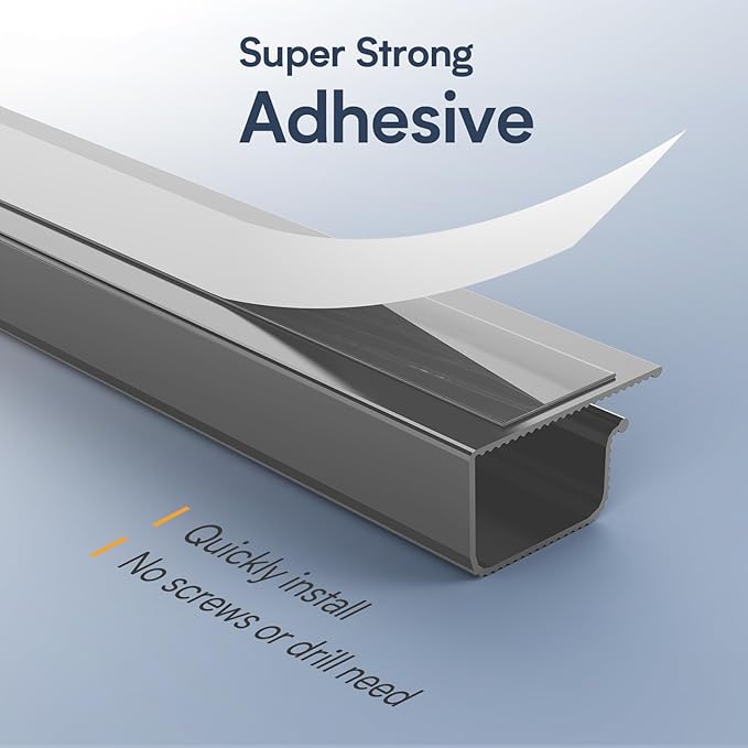 Delamu 157in Cable Management Under Desk, Safe & Tidy Under Desk Cable Management for Home & Office, Cord Organizer for Desks, Wire Organizer Kit, 10 Pack Grey