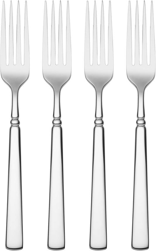 Oneida 2267004G Easton Fine Flatware Dinner Forks, Set Of 4