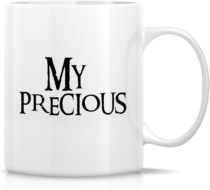 Retreez Funny Mug - My Precious Coffee Tea 11 Oz Ceramic Coffee Mugs - Funny, Sarcasm, Sarcastic, Motivational, Inspirational birthday gifts for friends, coworkers, siblings, dad, mom