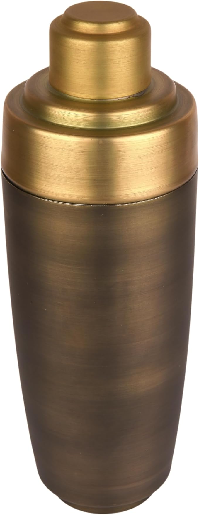 Antique Gold Stainless Steel Cocktail Shaker and Bar Equipment | Antique Gold Cocktail Shaker 25 Ounce Capacity