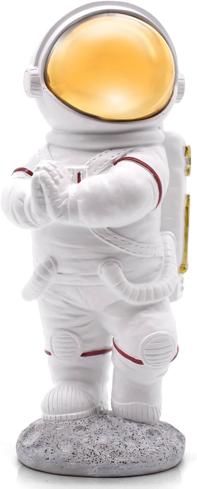 Astronaut Figurine Statue for Desk and Office Decor - Mini Spaceman Figures for Shelf, Gaming, and Men's Room Decorations - Space Gifts and Cool Masculine Home Decor Accessories