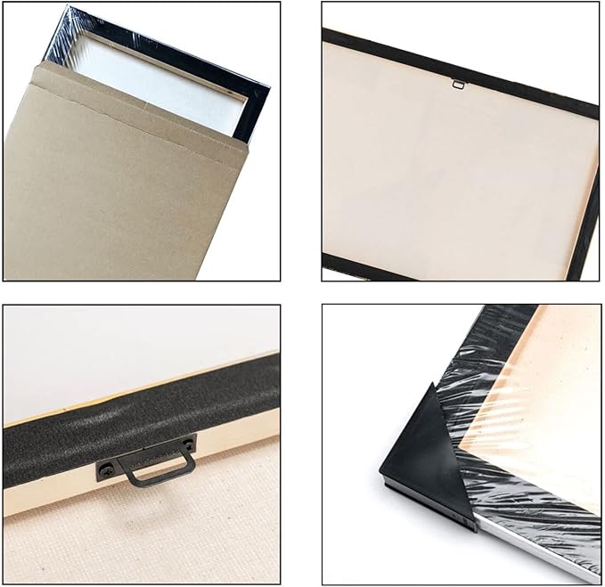 Christmas Snowman Wall Art Winter Holidays Canvas Wall Decor Pictures Paintings Prints Artwork Framed Decorations For Bathroom Bedroom Living Room Office Gifts 16" x 12"