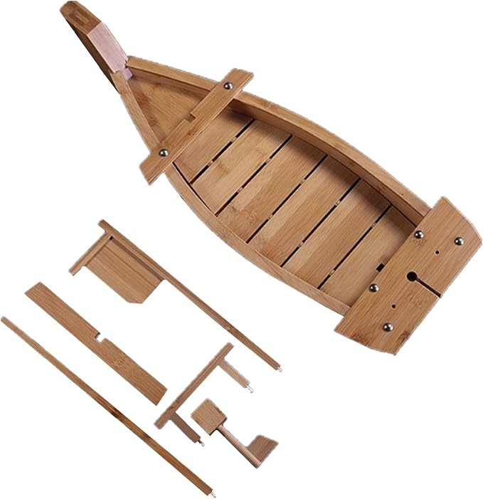 Sushi Boat Serving Tray, 24 Inch Sushi Boat for Restaurant Plates Commercial, Oversized Sushi Boat Trays for Restaurants or Home Use