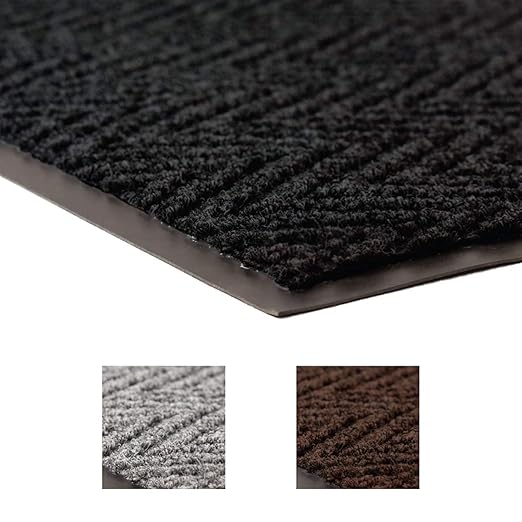 Notrax - 118S0048CH 118 Arrow Trax Entrance Mat, for Home or Office, 4' X 8' Charcoal