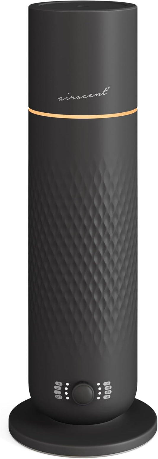 The AirScent Waterless Diffuser - Cold Air Scent Diffuser Oil Machine for Homes, Offices, Hotels and Spas - Aromatherapy Diffuser for Aesthetic Scenting - Black - 4.05 Oz - Fragrance Not Included