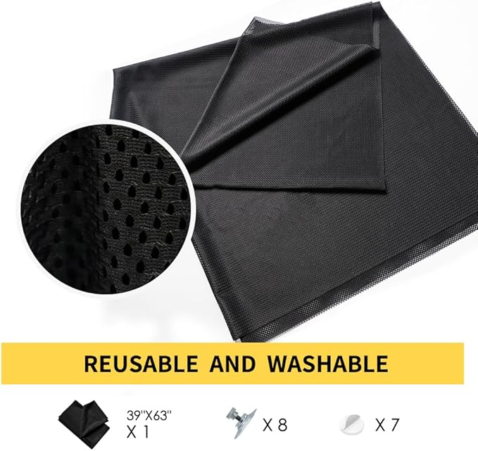 SCHRLING No Drill Cordless Light Filtering Window Shade, Transparent Temporary Shade for Filtering Glare, 39.3" W x 63" L with Suckers, for Living Room, Bedroom