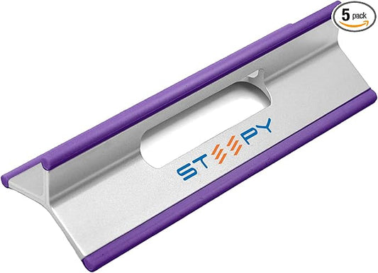 Steepy Portable Laptop Stand for Desk – Adjustable Height, & Portable Laptop Holder – Ergonomic Computer Stand for Cooling & Comfort – Slip-Proof, Sturdy Design – Universal Fit for 13-17 Inch Devices