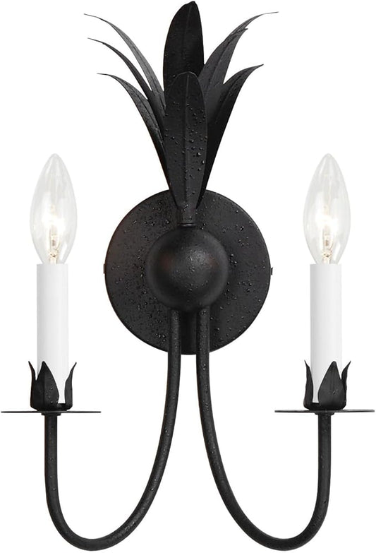Maxim Paloma Two Light Wall Sconce 15.75 Inch Tall with Anthracite Finish