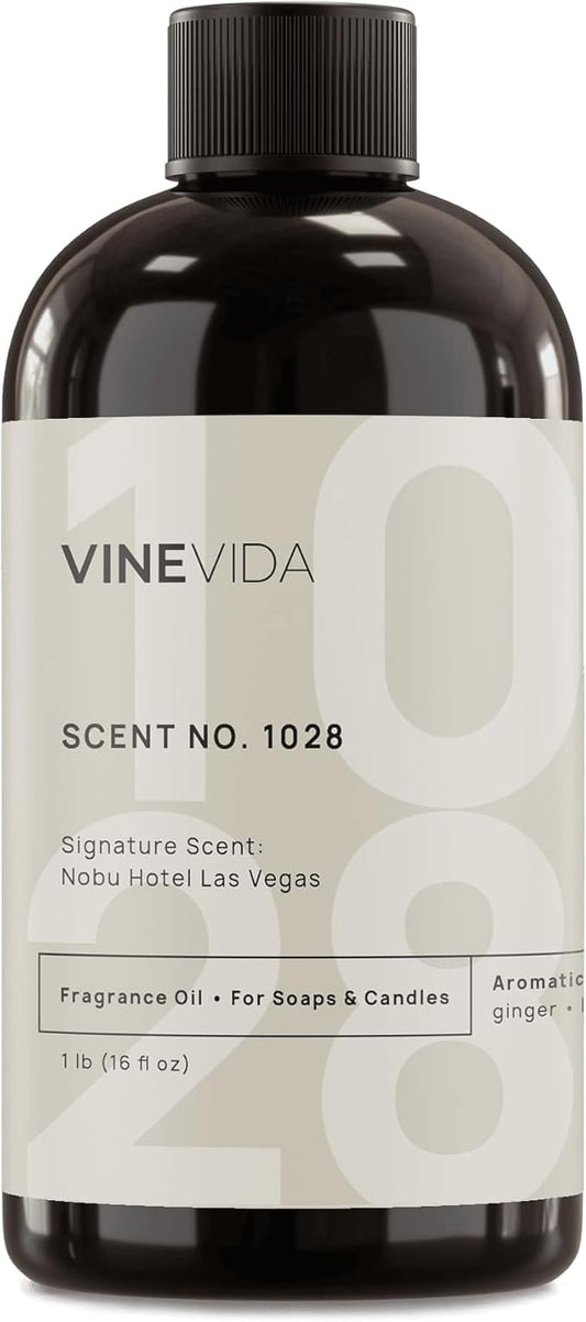 VINEVIDA Scent NO. 1028 Fragrance Oil for Cold Air Diffusers - 16oz (1lb) - Inspired by Nobu Hotel Las Vegas - Hotel Scents for Home - Diffuser Oil