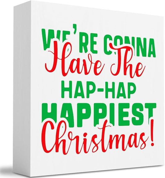 Christmas Holiday Decorations Xmas Vacation Decor Christmas Vacation Merchandise Gifts Funny Thanksgiving Xmas Home Office Kitchen Bathroom Decor 5 x 5 inch