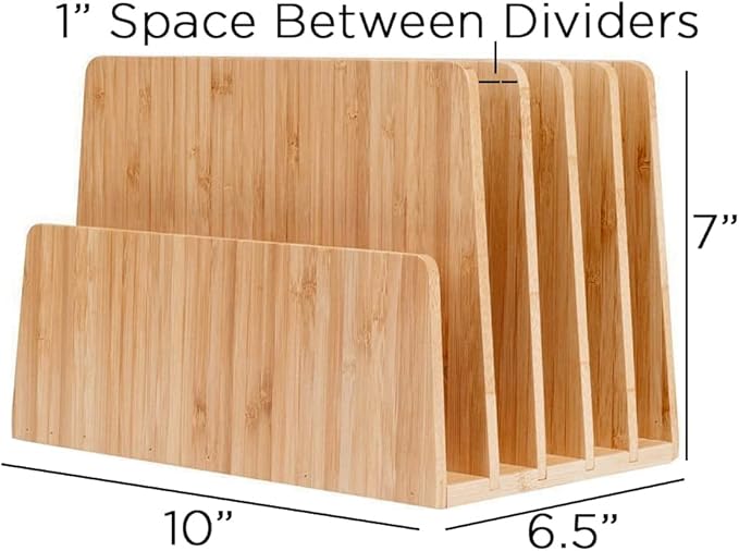 MobileVision Bamboo Multi Device Organizer for Smartphones, Tablets and Laptops, 5 Slots