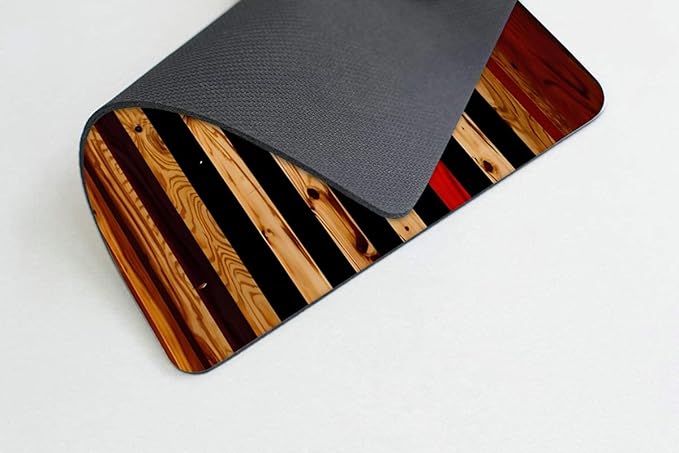 Wood American Flag Mouse pad Customized Mousepad Non-Slip Rubber Base Mouse Pads for Computers Laptop Office Desk Accessories Mouse pad