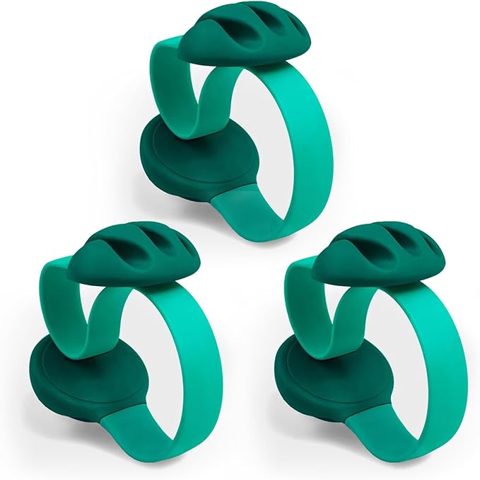 Cable Holder - Cord Organizer - Cable Management Clips - Wire Holder System -3 Packs Multipurpose Cable Clips for Phone Chargers, USB Cables - Home, Office, Nightstand, Desk Organizer (Dark Green)