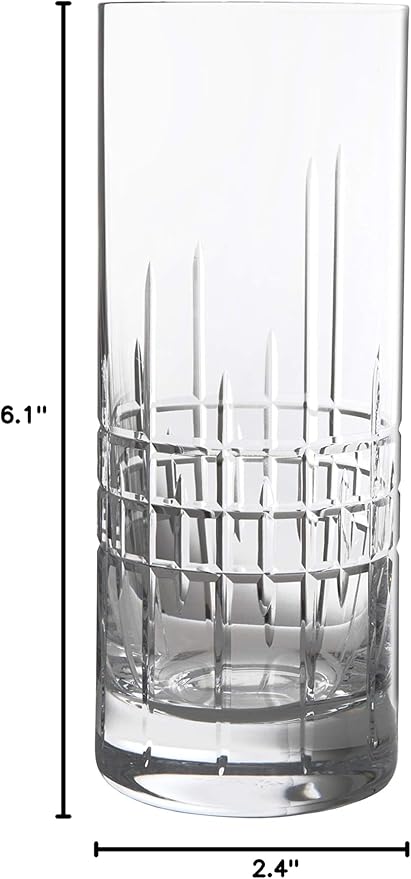Schott Zwiesel Tritan Crystal Glass Distil Barware Collection Aberdeen Collins Cocktail Glasses (Set of 6), 11.1 oz, Clear