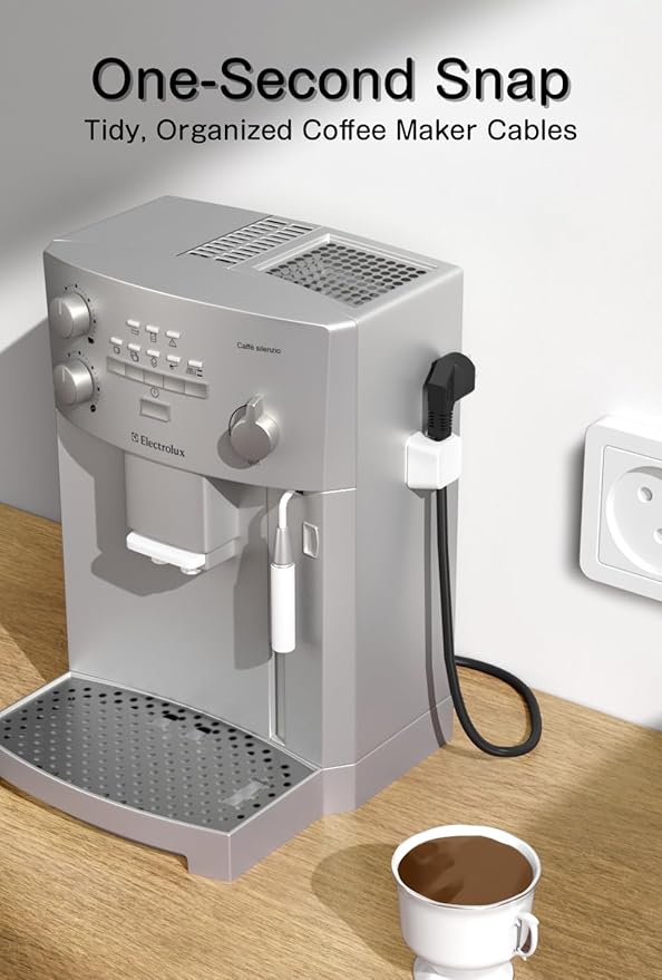 Viaky 8 Pack Magnetic Cable Clips, Large Size Under Desk Cable Management, Workspace Charger Organizer,Cord Holder with Adhesive Metal Disc, Office Desk Accessories for Nightstand Car Wall (White)