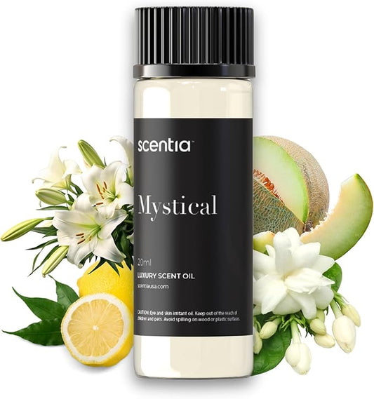Scentia Hotel Diffuser Oil Inspired by The Wynn, Las Vegas Hotel - 20 mL 0.67 fl oz - Fragrance Oil Blend for Aromatherapy & Ultraonic Diffusers - Mystical