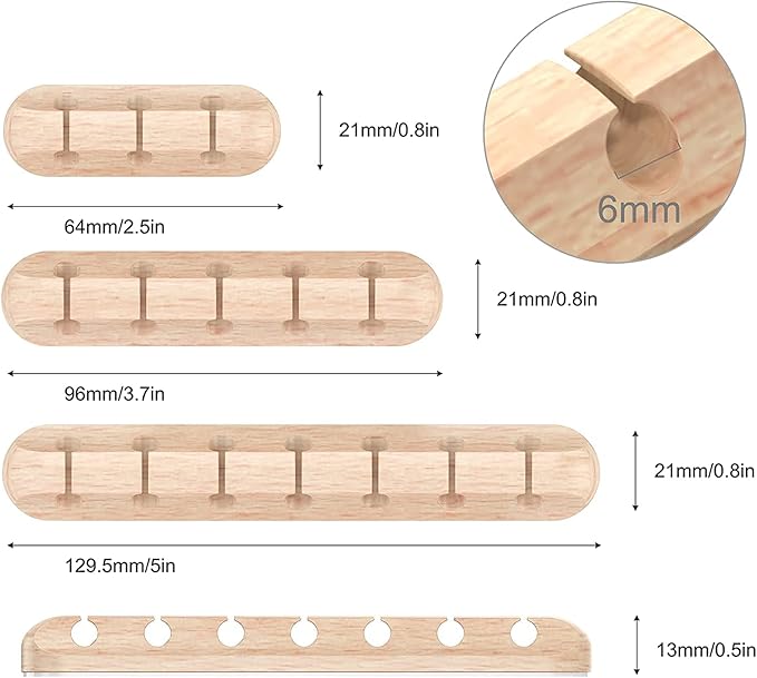 SOULWIT Cable Holder Clips, 3-Pack Cable Management Cord Organizer Clips Silicone Self Adhesive for Desktop USB Charging Cable Nightstand Power Cord Mouse Cable Wire PC Office Home