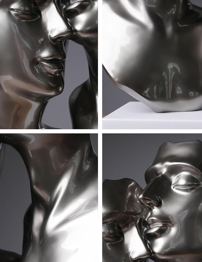 Abstract Sculpture Decor Modern Arts Lover Figurine Table Centerpiece Statue Polyresin 16.9 inch