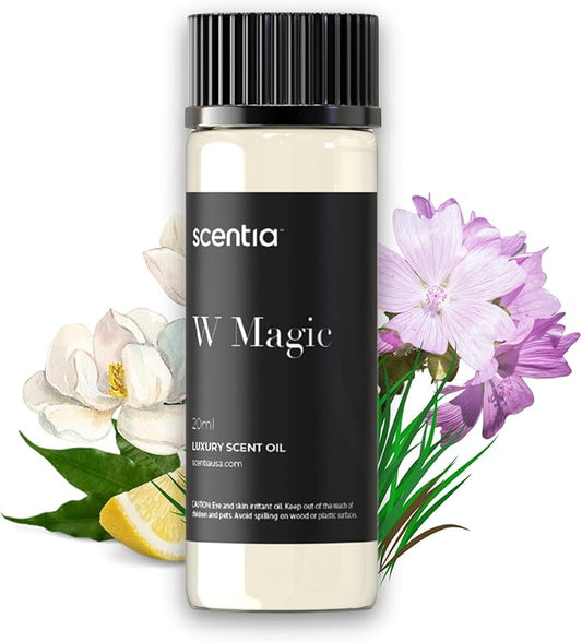 Scentia W Magic Hotel Diffuser Oil Inspired by W Signature Hotel - 20 mL 0.67 fl oz - Aromatherapy Oil for Diffusers, Candle Making & DIY Crafts