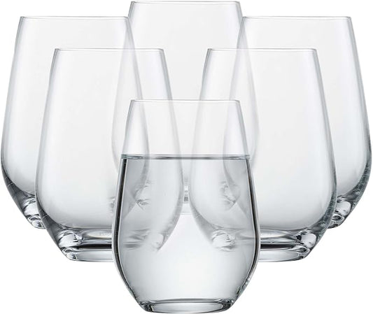 SCHOTT ZWIESEL Forté Universal Tumbler (Set of 6), Versatile Drinking Glasses, Dishwasher-Safe Tritan Crystal Glasses, Made in Germany (19 Ounce)