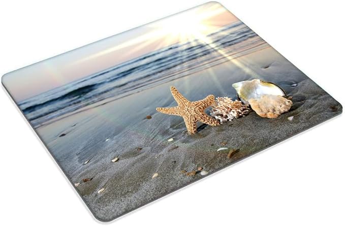 Sunset Beach Baker Starfish Mouse pad Customized Mousepad Non-Slip Rubber Base Mouse Pads for Computers Laptop Office Desk Accessories Mouse pad