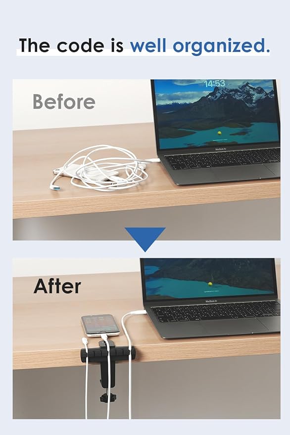 ROUNDS Clamp cCble Holder Cord Organizer Cable Clips Stable Fixation That Will not Come Off