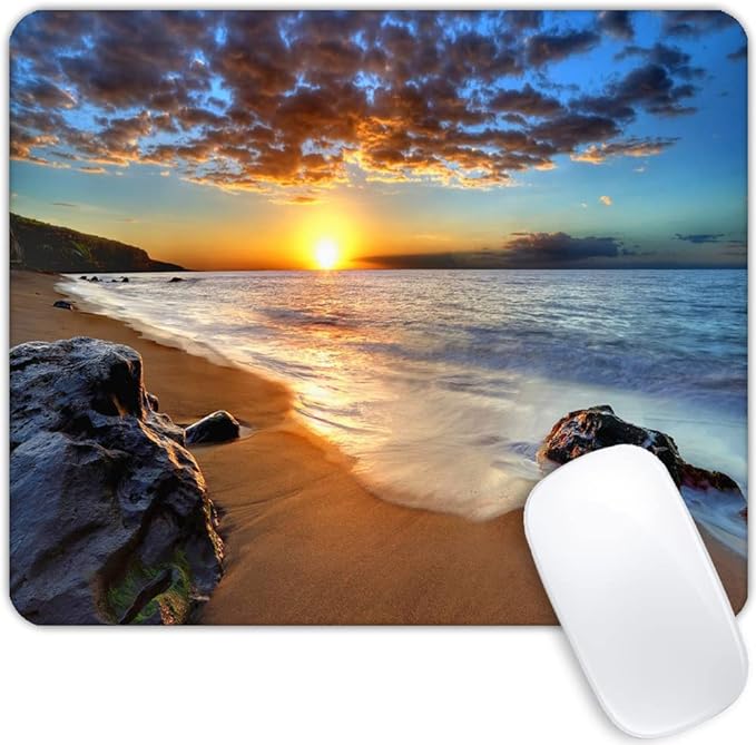 Beach Sunset Mouse pad Customized Mousepad Non-Slip Rubber Base Mouse Pads for Computers Laptop Office Desk Accessories Mouse pad
