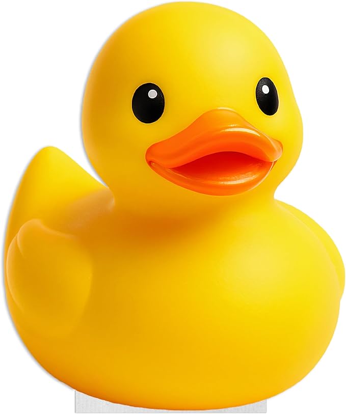 Duck Bath Life Size Standee - 2FT Freestanding Coroplast Cutouts | Toys Animal Standup Photo Booths, Birthday & Halloween Decorations