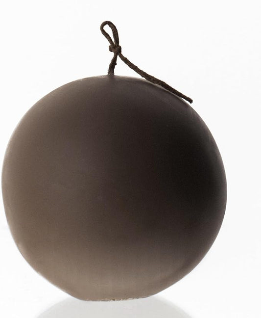 LAWA Sphere Candle - Beautiful Handmade Pillar Scented Soy Wax Elegant Aesthetic Candle Housewarming Gift Home Room Shelf Decor Idea (Kobicha, Small)