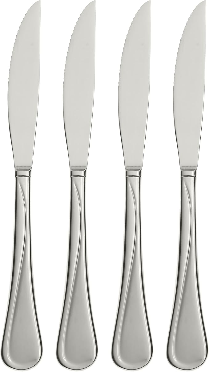 Oneida Flight Steak Knives, Set of 4, Silver