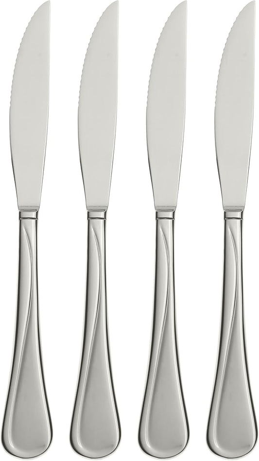 Oneida Flight Steak Knives, Set of 4, Silver