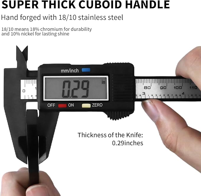 Stainless Steel Flatware Set Hand Forged 18/10 Silverware Set Matte Black Cutlery Set with Cuboid Handle Matte Finished 20 Pieces Home Event Use Wedding Housewarming Gift Service for 4