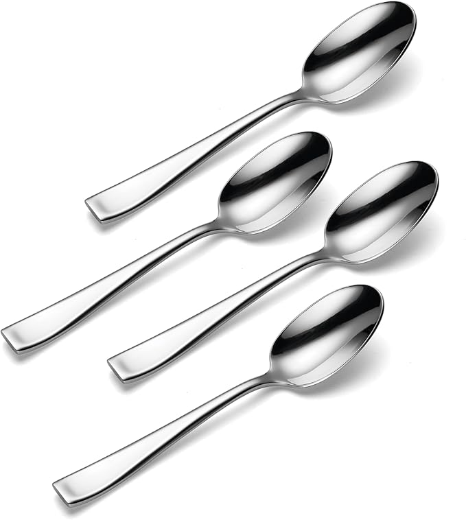 Oneida Moda Teaspoons, Set of 4,Silver