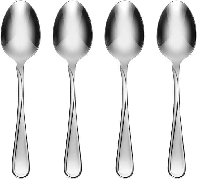 Oneida Flatware Flight Dinner Spoons, Set of 4