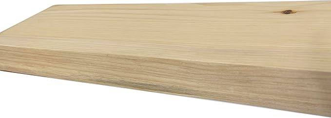 joelsantiques 36 Inch Floating Shelves for Wall - 36x6x2 in - Unfinished Wood Shelf Design, Wooden Wall Shelves for Bedroom, Bathroom, Kitchen and Living Room - Display and Store Your Décor at Home