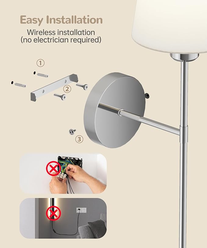Battery Operated Wall Sconce Set of 2,Rechargeable Wall Lights with Dimmable Detachable Bulbs and Remote,15 Colors Wireless Wall Lamps for Bedroom Living Room Hallway,Nickel(2 Pack)