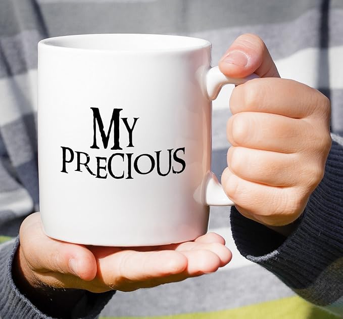 Retreez Funny Mug - My Precious Coffee Tea 11 Oz Ceramic Coffee Mugs - Funny, Sarcasm, Sarcastic, Motivational, Inspirational birthday gifts for friends, coworkers, siblings, dad, mom