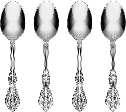 Oneida 2765004C Michelangelo Fine Flatware Dinner Spoons, Set Of 4