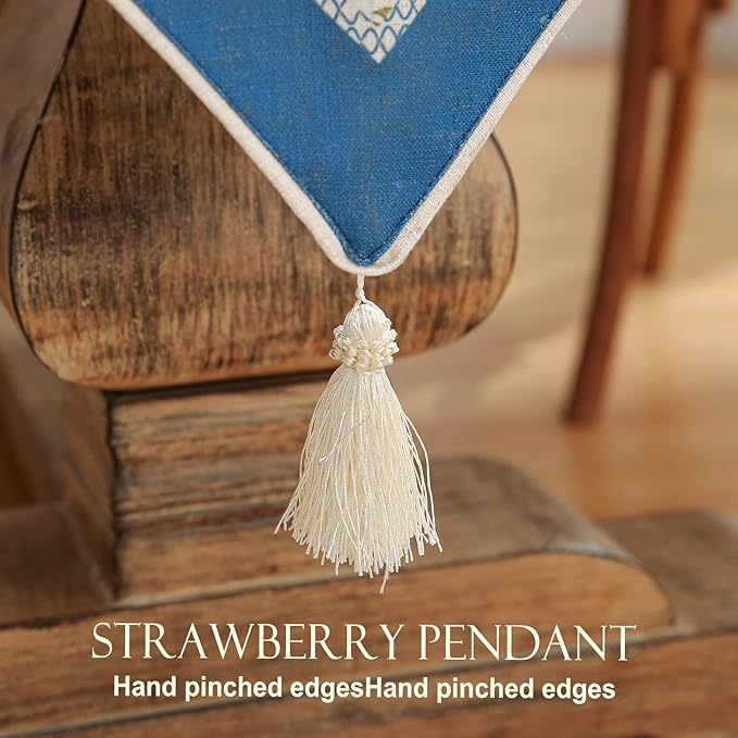 patdrea Linen Leopard Animal Table Runner Farmhouse for Home Kitchen Dining Decor Parties Family Dinners Christmas,12 x 118