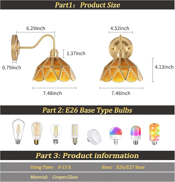 Vintage Battery Operated Wall Sconce Set of 2 with Remote, Rechargeable Wall Lamp 3 Colors Dimmable, Gold Lights Fixture for Bedroom Living Room Hallway Coffee Stone Triangle Checker