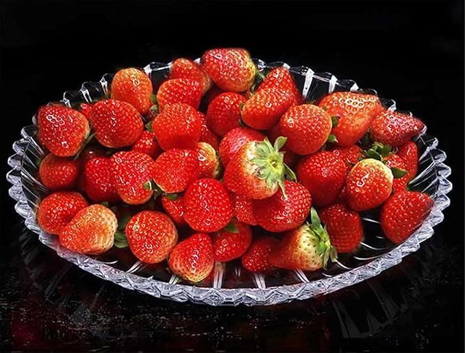 Glass Fruit Bowl or Decorative Bowl, used for Kitchen counter or living room center table decoration, Centerpiece Bowl,Serving Trays(11.6in)