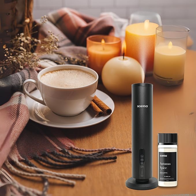 Scentia Autumn Spice Essential Oil – 50ml Fall Blend with Pumpkin Spice Notes | Diffuser Oil for Home, Halloween & Thanksgiving Décor | Aromatherapy, Candle & Soap Making