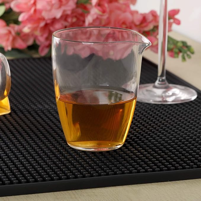 KINJOEK 18 x 12 in Bar Mat, Non Slip Bar Service Spill Mat Drying Mats for Countertop Cocktail Bartender Coffee Beverages