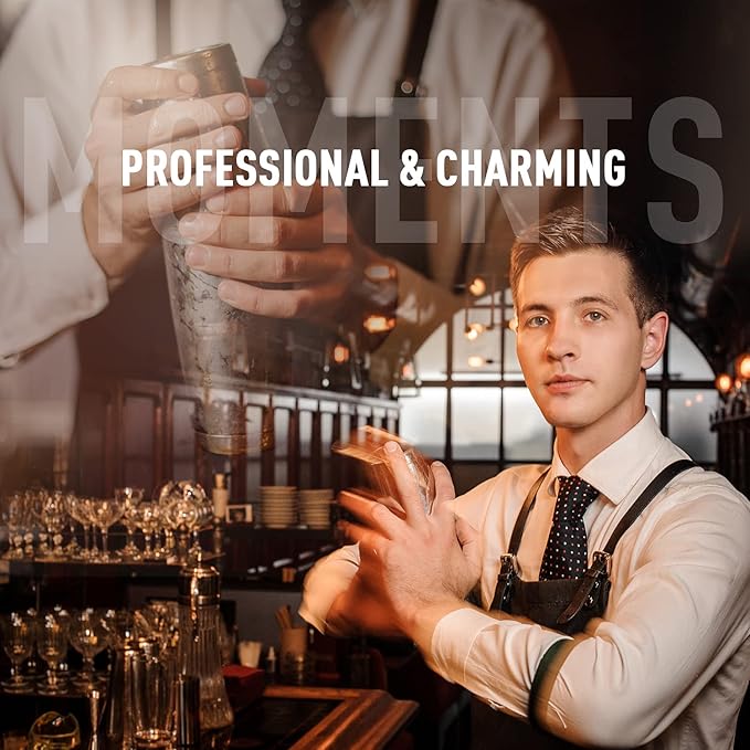 Professional Bartender Kit | 24-Piece Complete Cocktail Set with Stylish Portable Bag | Bar Set for Home, Work, Parties, Camping